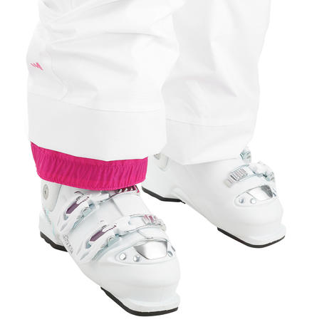 PANTALON DE SKI ENFANT 100 BLANC