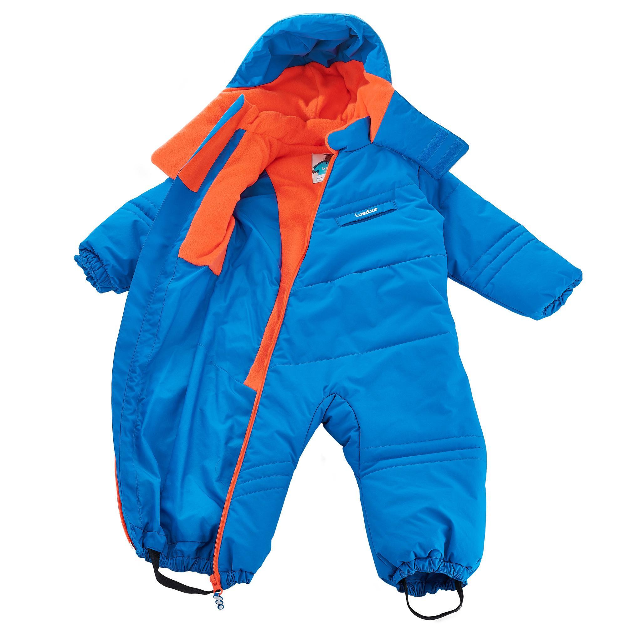 Babies' Ski/Sledge Snowsuit Warm LUGIK 