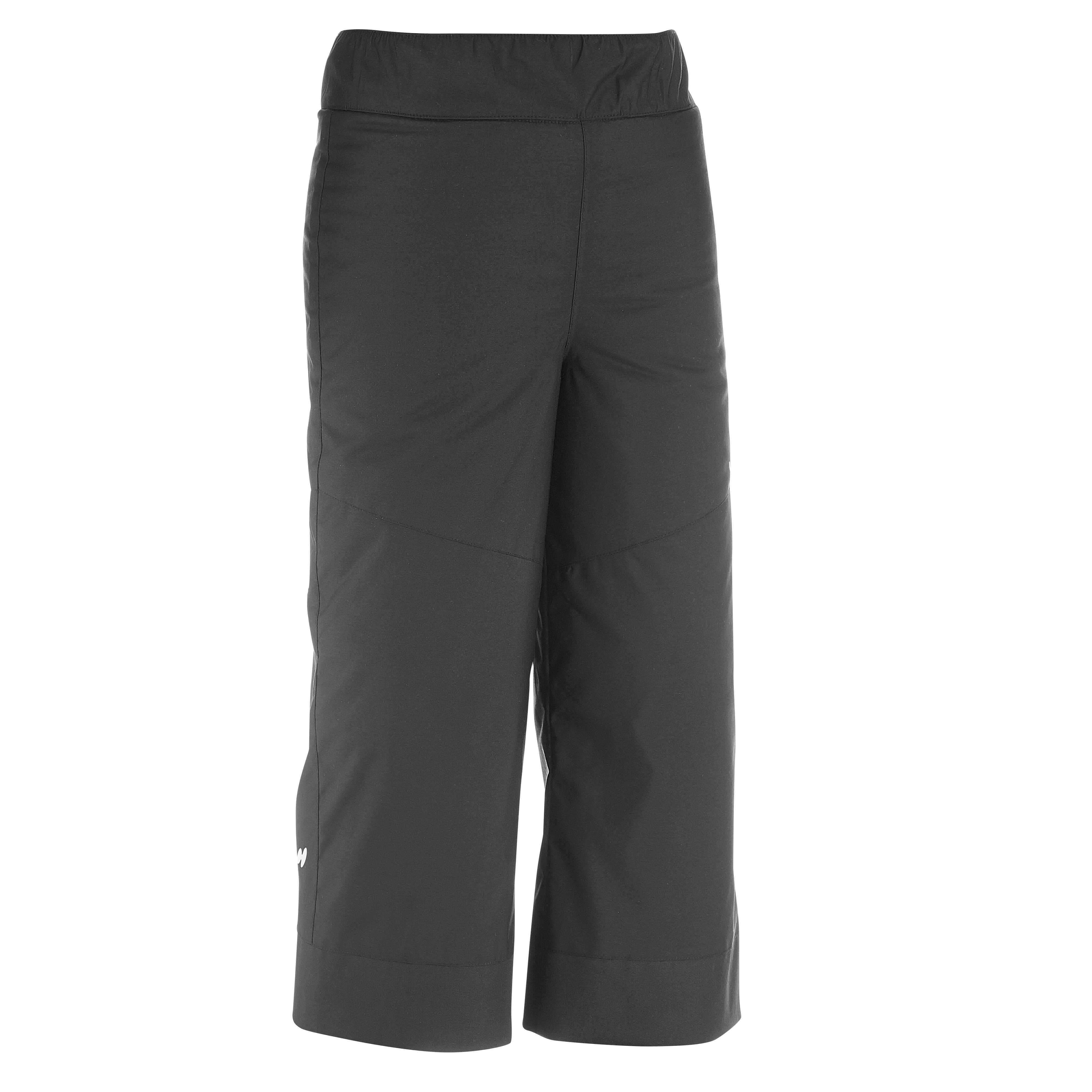 PANTALÓN DE ESQUÍ JÚNIOR SKIP PA 100 NEGRO Wed'ze Decathlon
