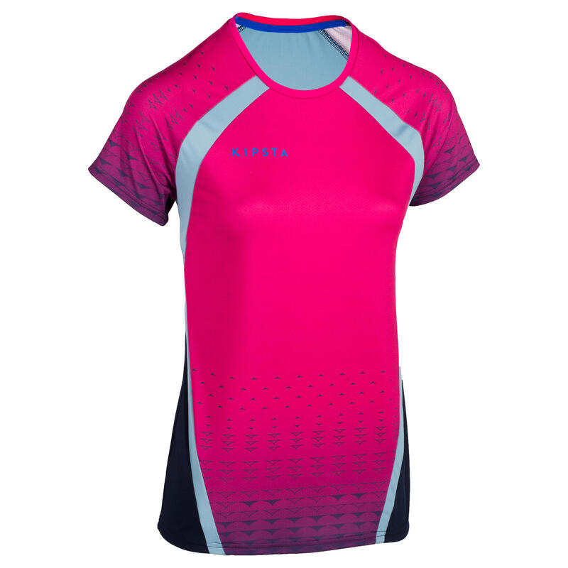 Maillot de volley-ball femme V500 rose