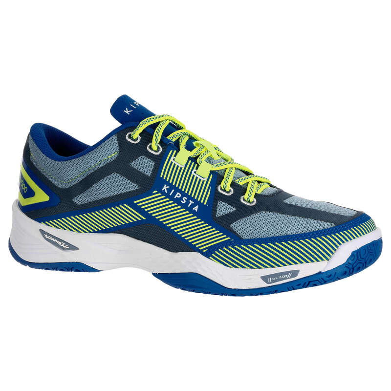 ALLSIX V500 Volleyball Shoes Blue/Yellow Decathlon