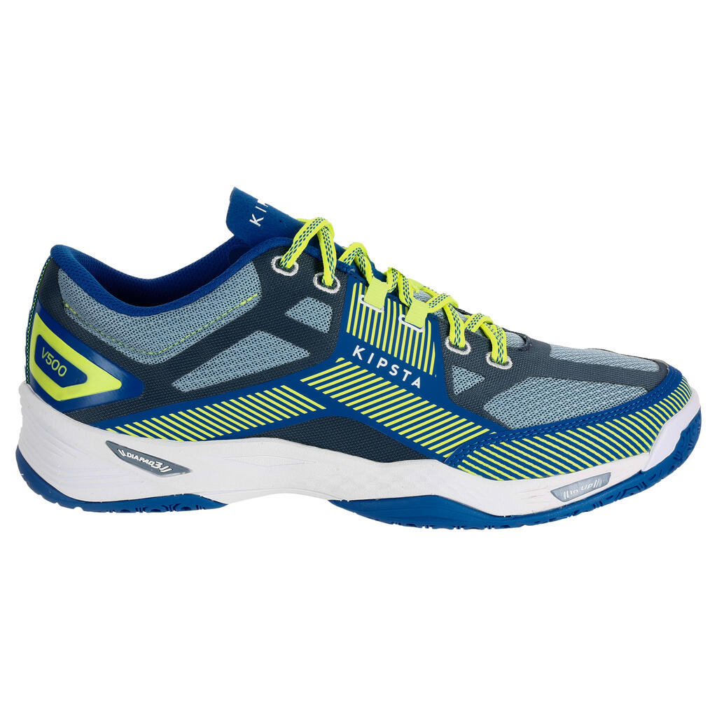 Volleyballschuhe V500 Herren weiss/gelb/grau