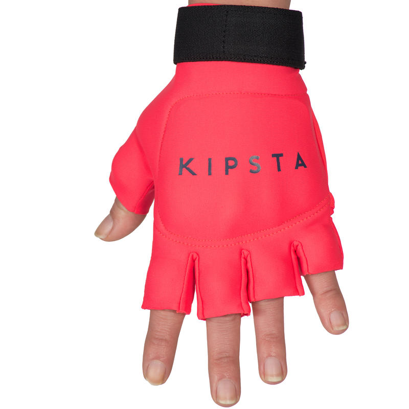 Kids' Low Intensity 1 Knuckle Field Hockey Glove FH100 Pink Decathlon