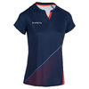 Damesshirt voor veldhockey FH500 blauw/roze