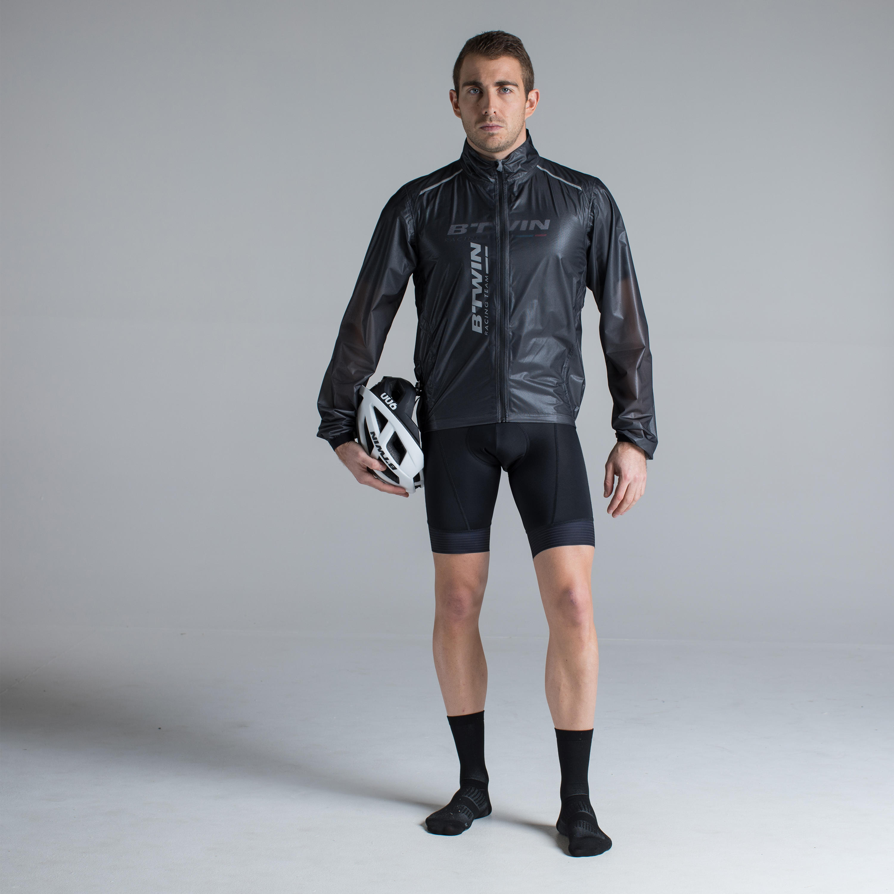 เสื้อกันฝนสำหรับปั่นจักรยานรุ่น Ultralight Sport Road เสื้อผ้า จักรยานเสือหมอบ เสื้อแจ็คเก็ต เสื้อ