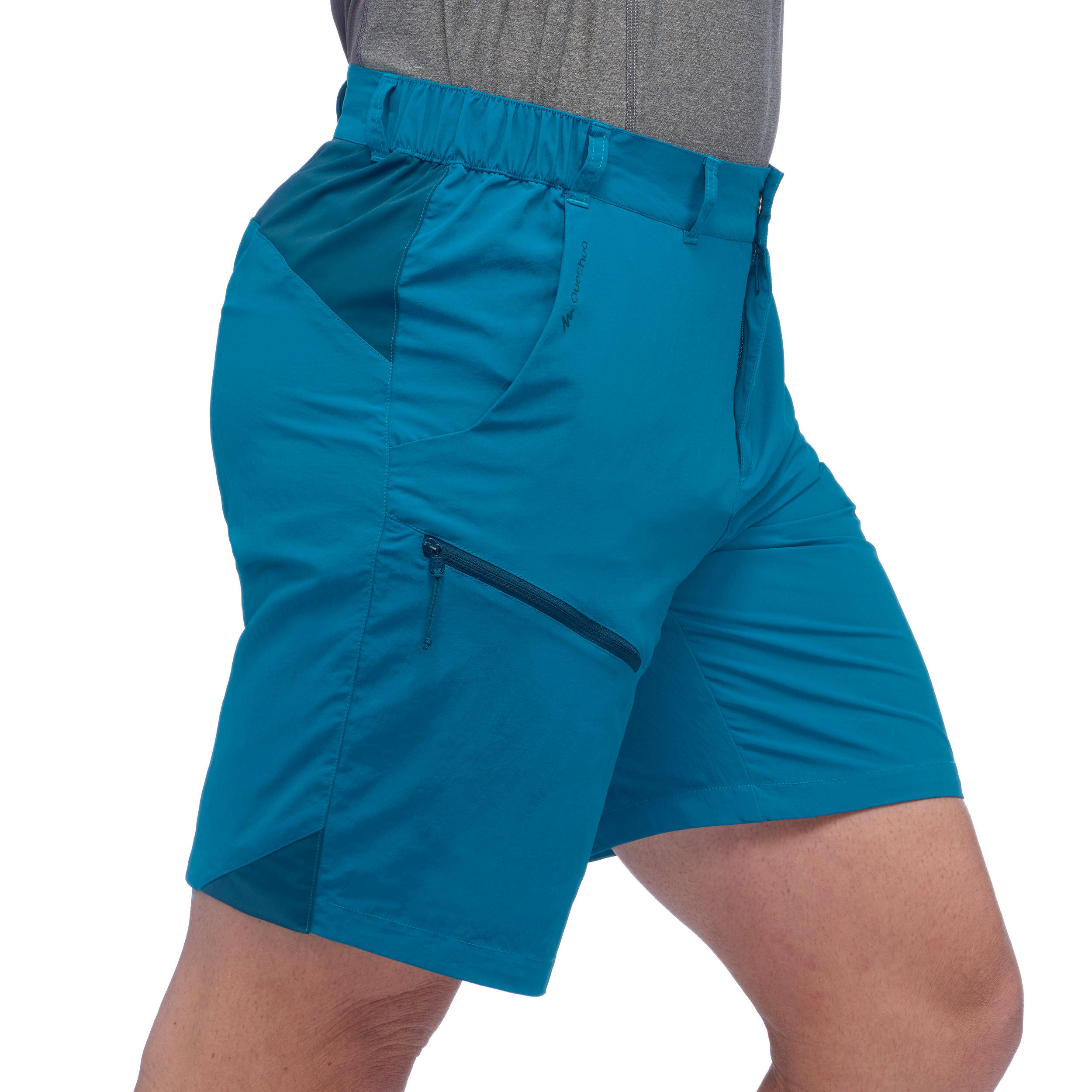 Men's Hiking Shorts MH100 - Blue -  3