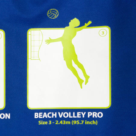 Набор (сетка и стойки) для игры в пляжный волейбол BV 500 (6 м)