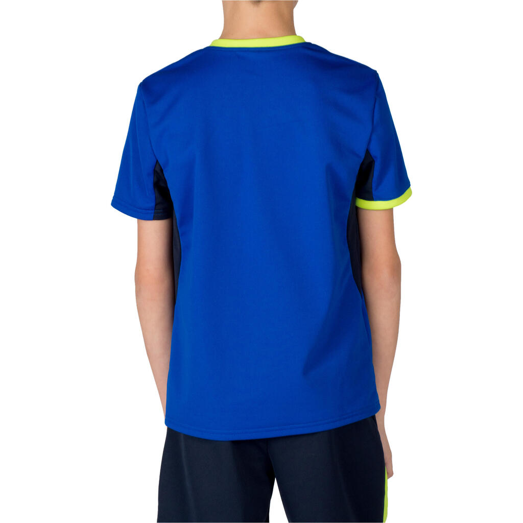 Handballtrikot H100 Kinder schwarz/rot