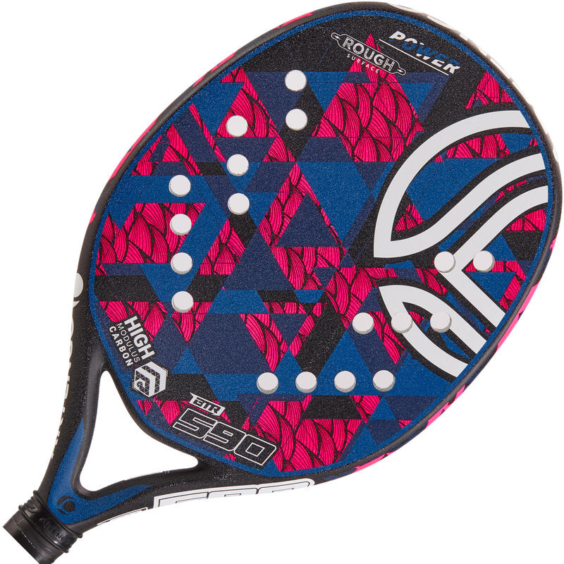 Raquette Beach Tennis BTR 590 rose/bleue