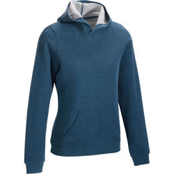 Sweat -shirt 520 Gym & Pilates Femme capuche turquoise chiné printé