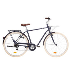 VELO DE VILLE ELOPS520 CADRE HAUT BLEU