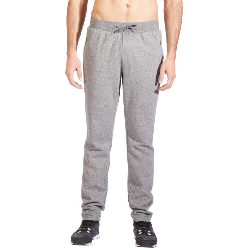 900 Gym Pilates Esofman Alti Erkek Alacali Gri Domyos By Decathlon