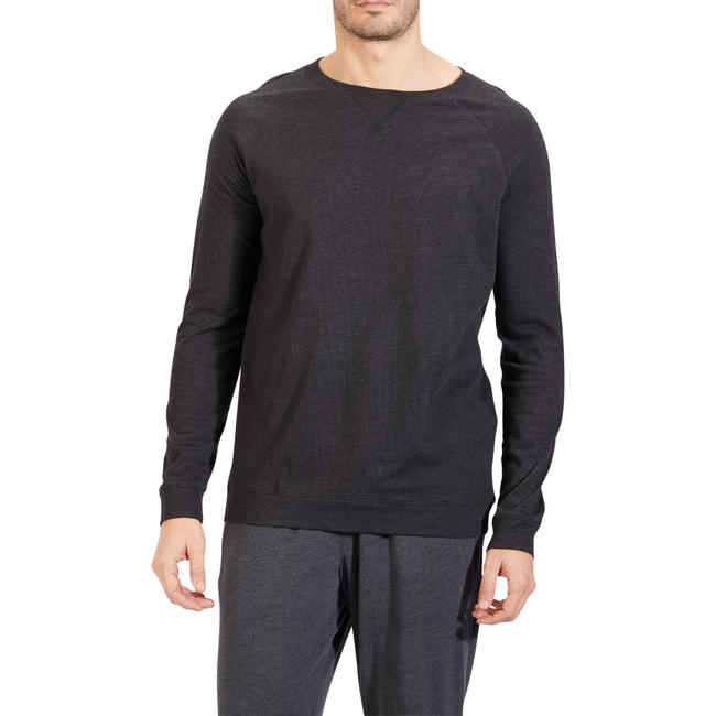 Men's Gym Sweatshirt 100 - Dark Grey