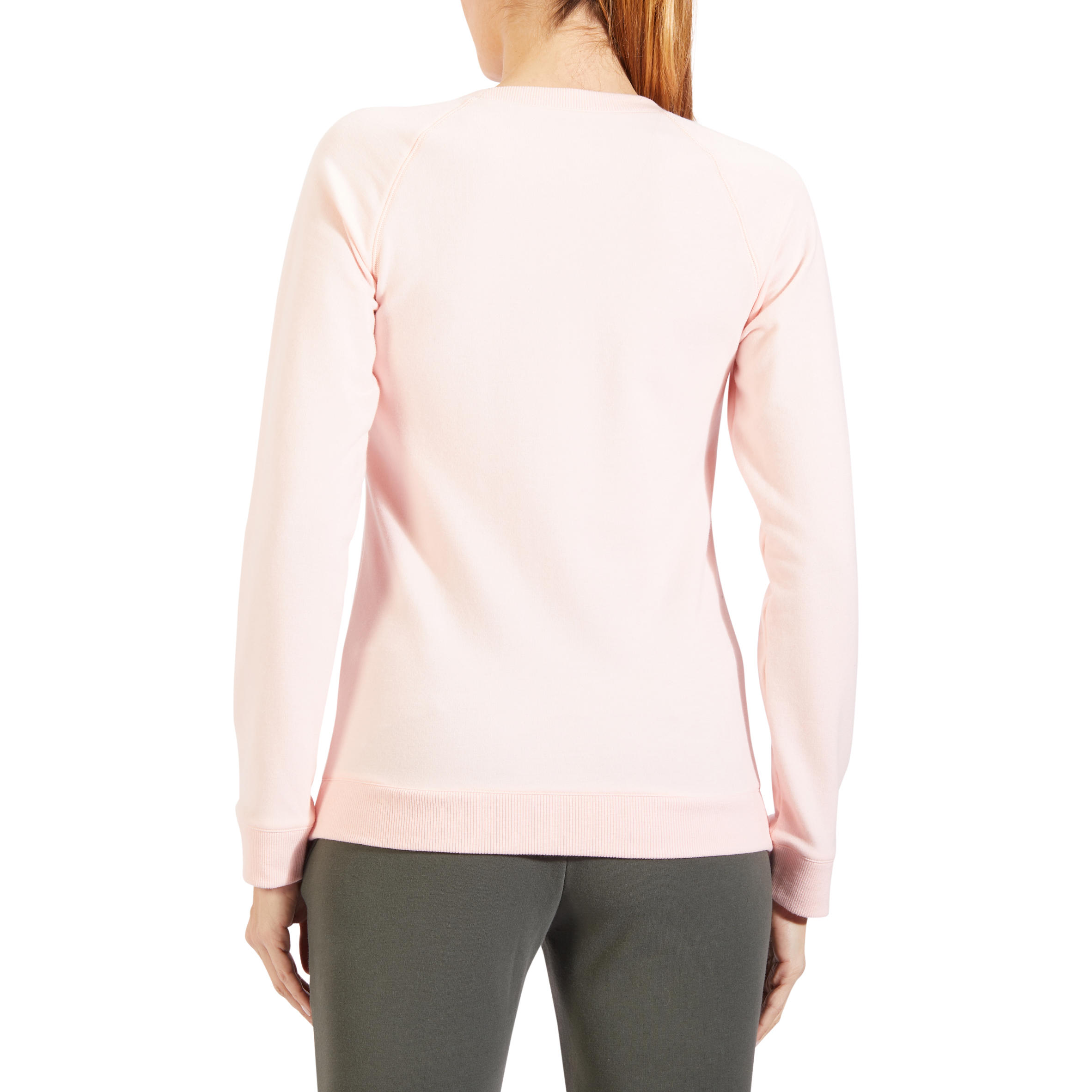 pale pink sweatshirt ladies