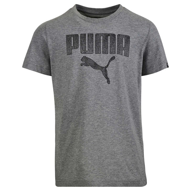 PUMA Boys' Fitness T-Shirt - Grey | Decathlon