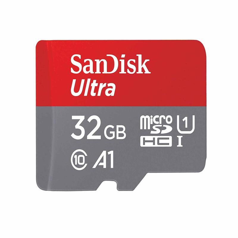 Speicherkarte microSD HC 32 GB und SD-Adapter, Klasse 10, A1