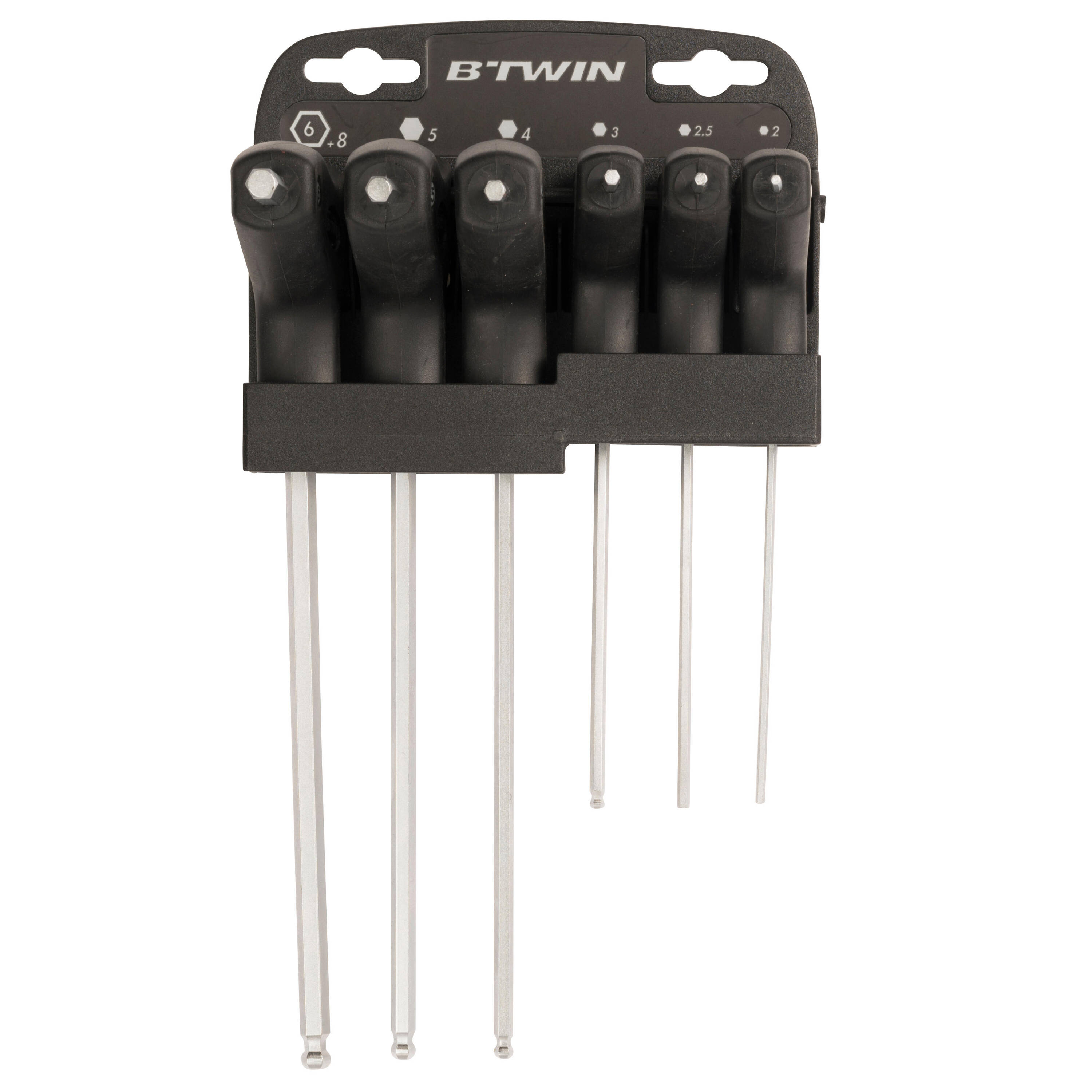 Set of 6 Allen Keys + 8 mm Adaptor -  3