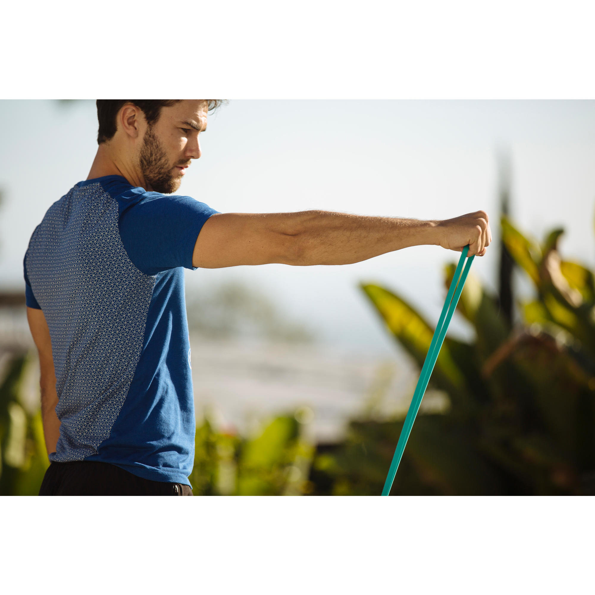 elastic training band decathlon