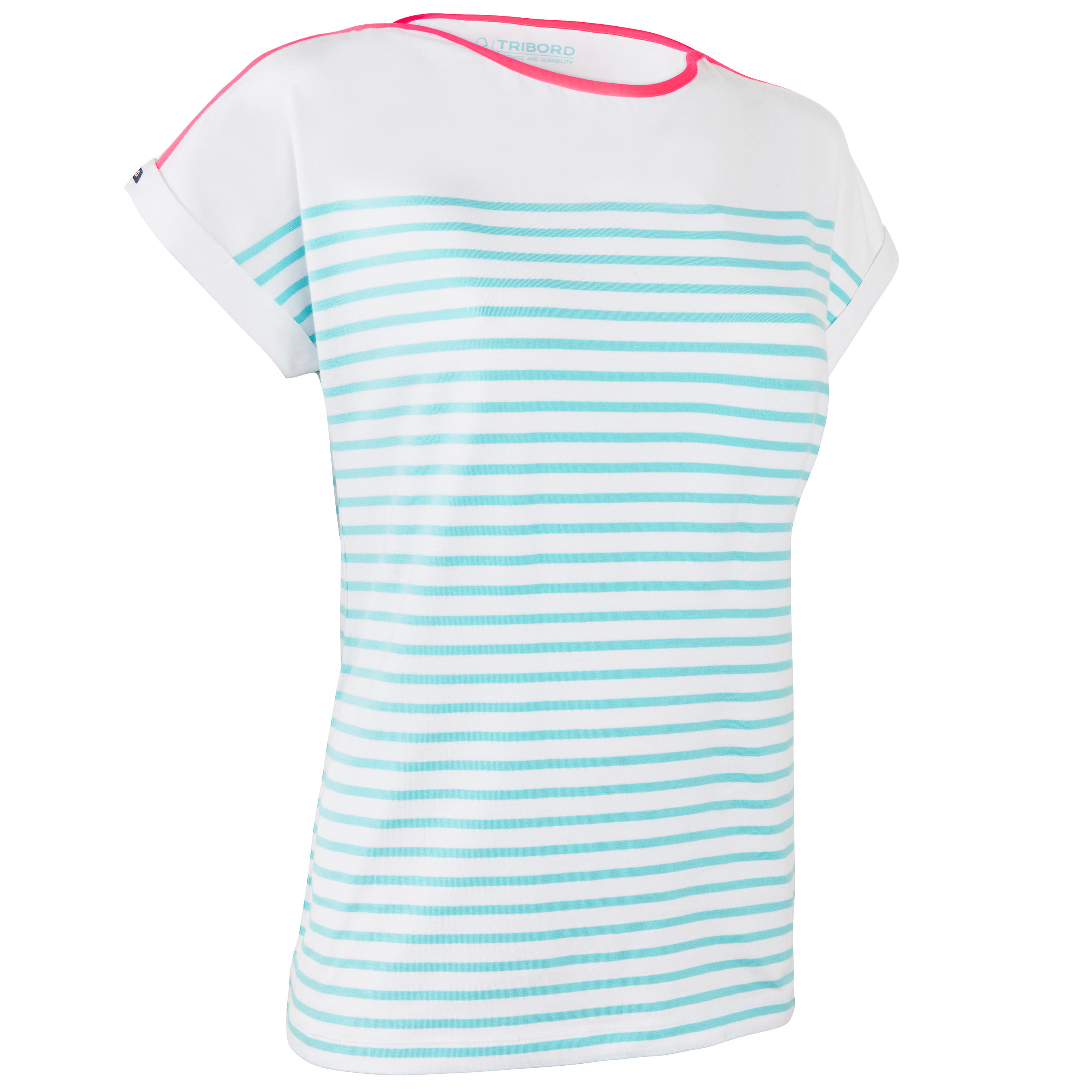 Tribord T Shirt 100 Zeilen Voor Dames Witgroen tribord kopen in de aanbieding Tribord T Shirt 100 Zeilen Voor Dames Witgroen tribord kopen in de aanbieding