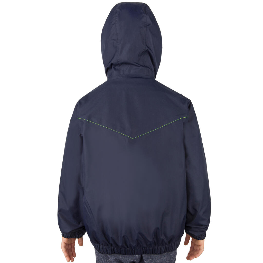 Bērnu vēja necaurlaidīga burāšanas jaka “100”, tumši zila
