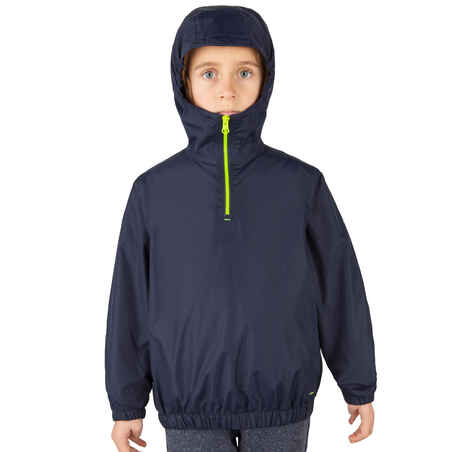 Kids' Sailing Windproof Jacket Dinghy 100 Dark Blue