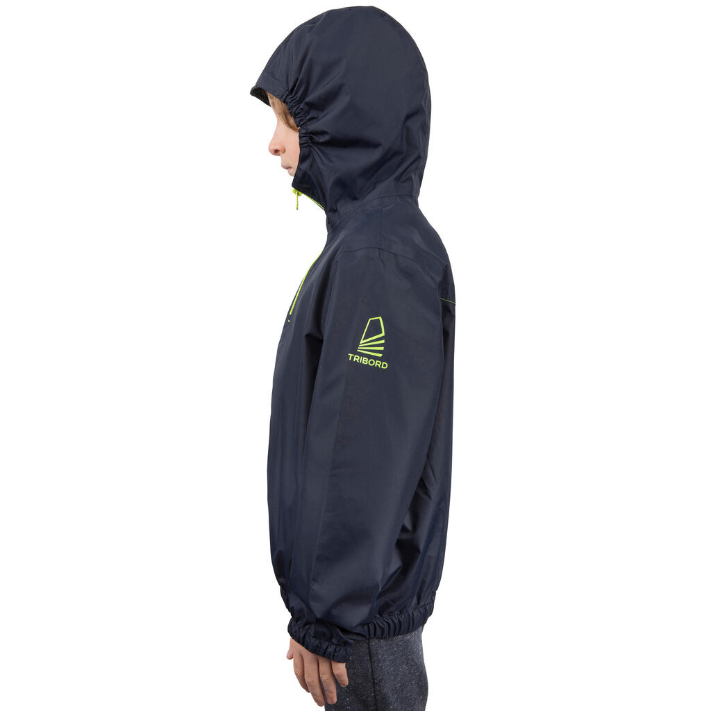 Vareuse coupe-vent Voile enfant Dinghy 100 bleu électrique