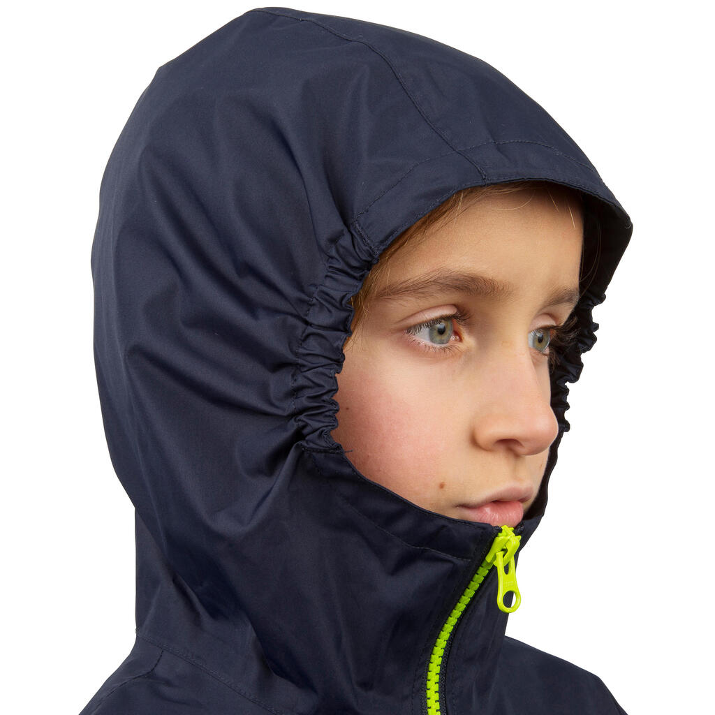 Vareuse coupe-vent Voile enfant Dinghy 100 bleu électrique