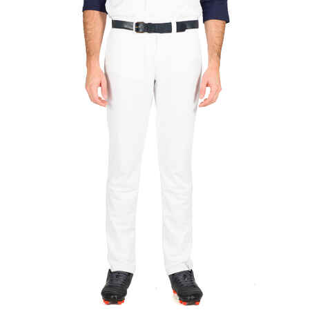 Pantalones Béisbol Adulto Kipsta BA550 Blanco