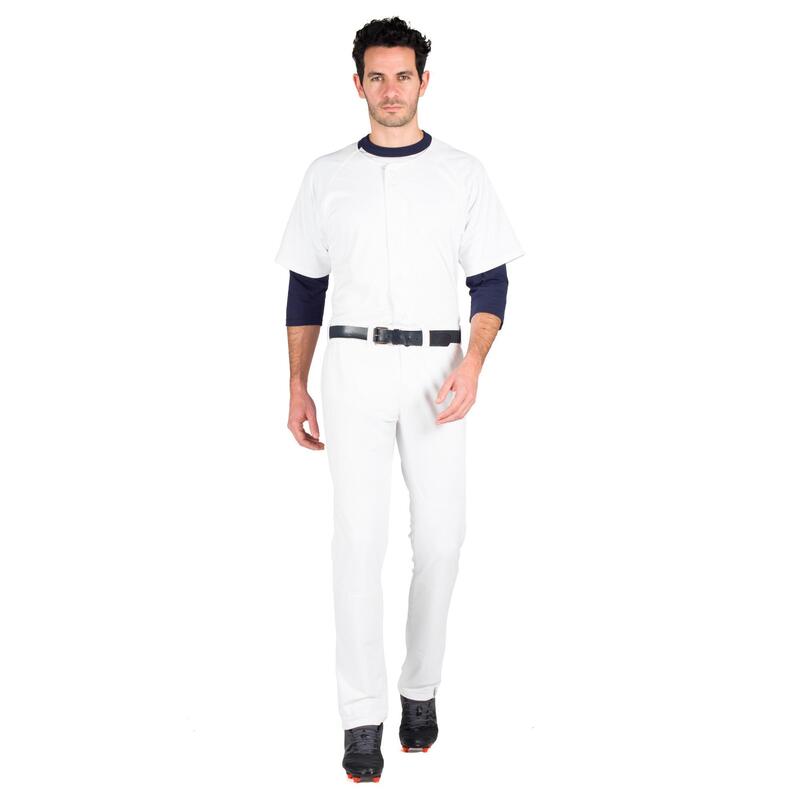 Pantalones Béisbol Adulto Kipsta BA550 Blanco