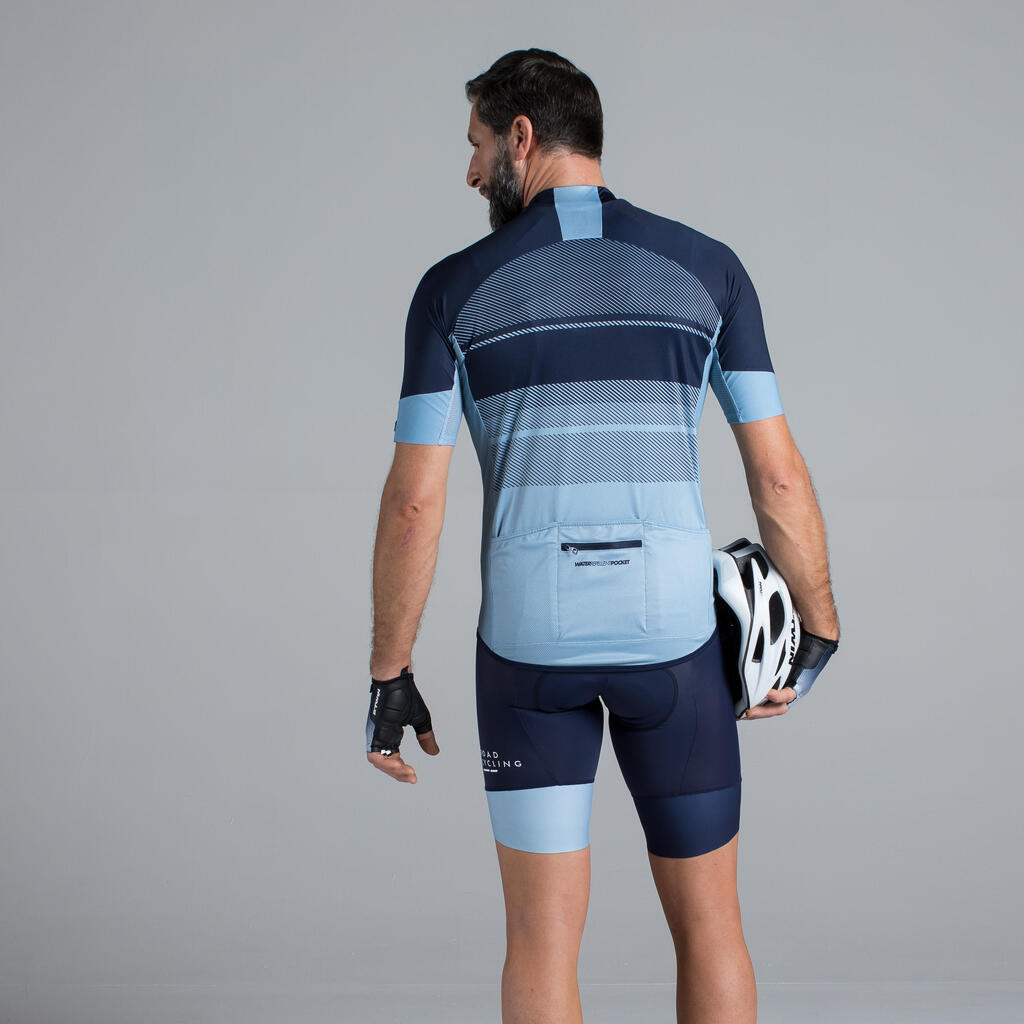 RoadCycling 900 Short-Sleeved Cycling Jersey - Denim