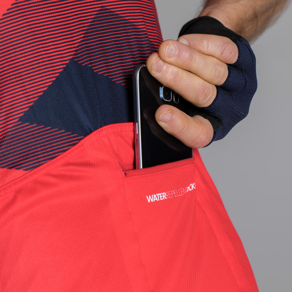 Radtrikot kurzarm Rennrad RC 500 X Herren blau
