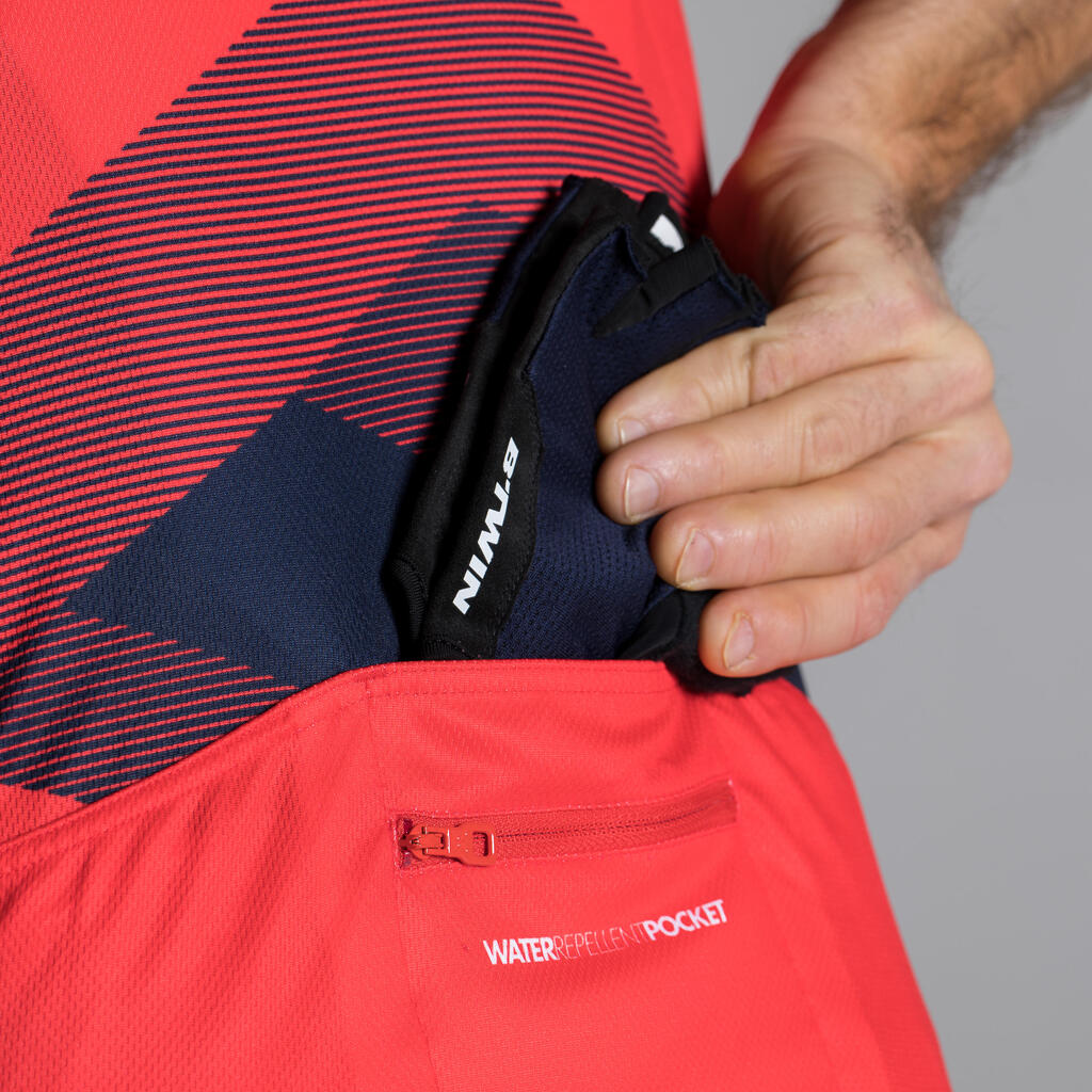 Radtrikot kurzarm Rennrad RC 500 X Herren blau