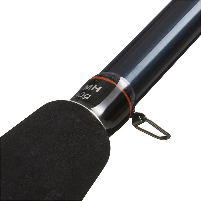 WIXOM5 240 MH BLACK (10/30G) REGULAR PREDATOR LURE FISHING ROD Decathlon