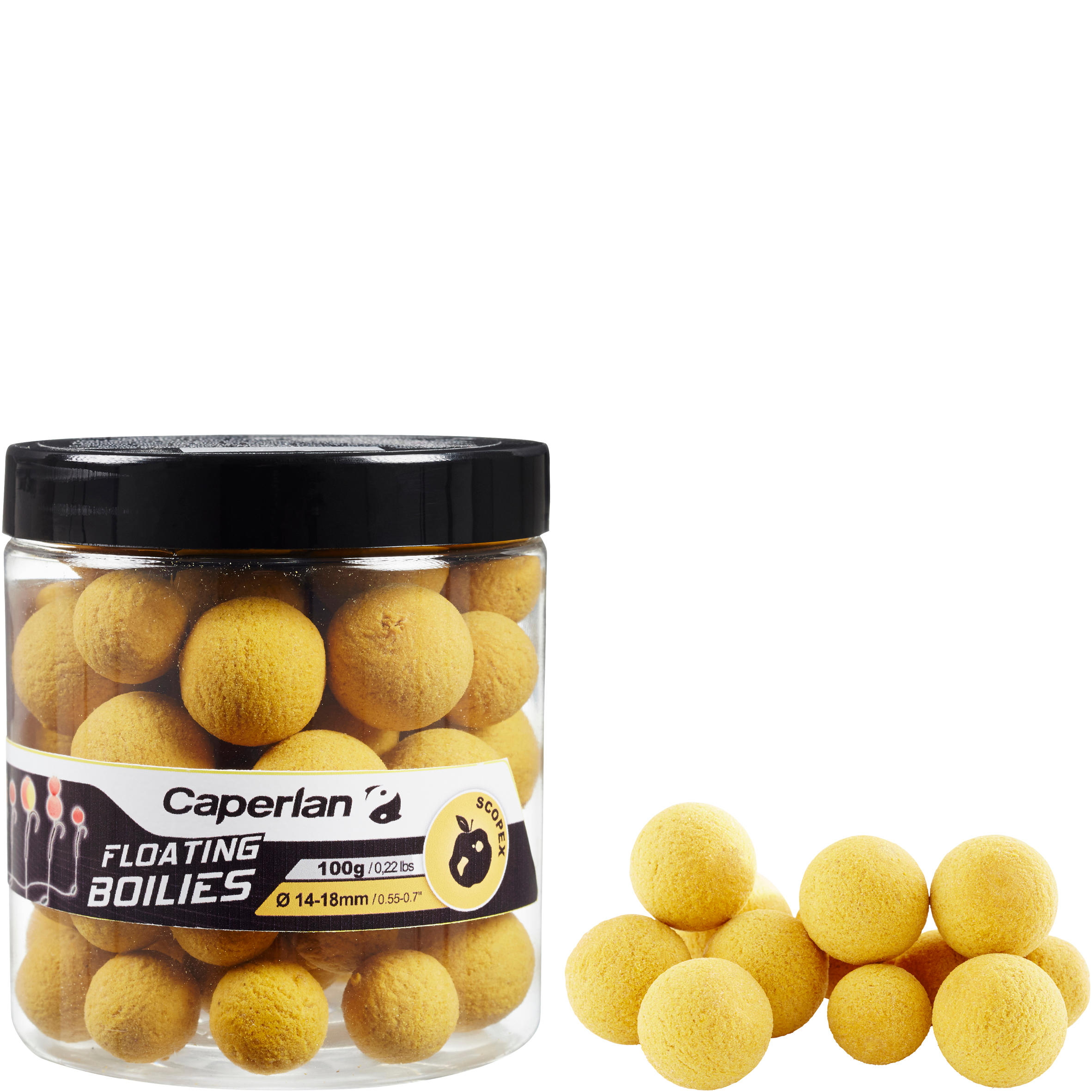 Caperlan Drijvende Boilies Voor Karpervissen Strawbanana 100 G 14 En 18 Mm caperlan kopen in de aanbieding