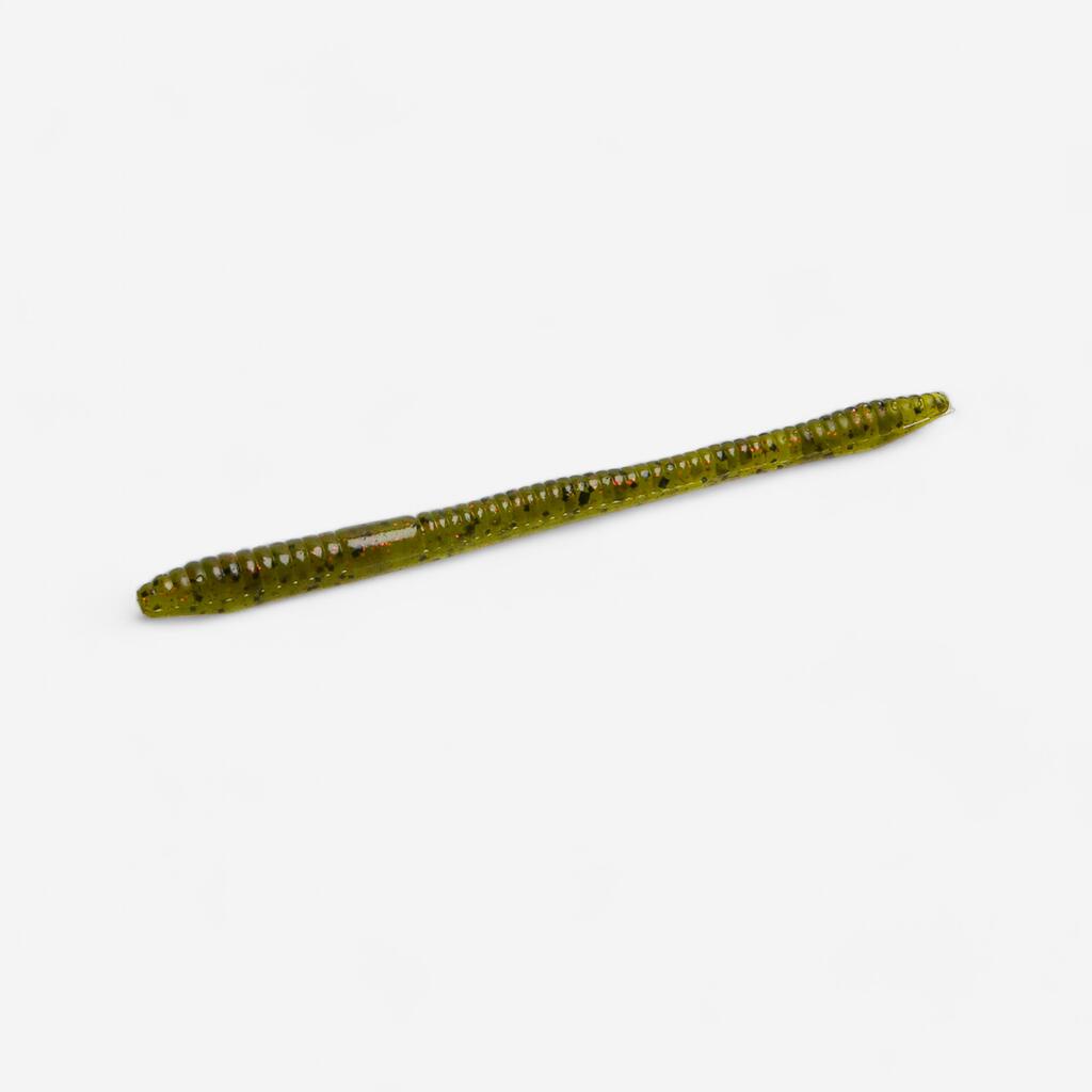 FINESSE WORM WATERMELON & RED BLACK BASS FISHING SOFT LURE