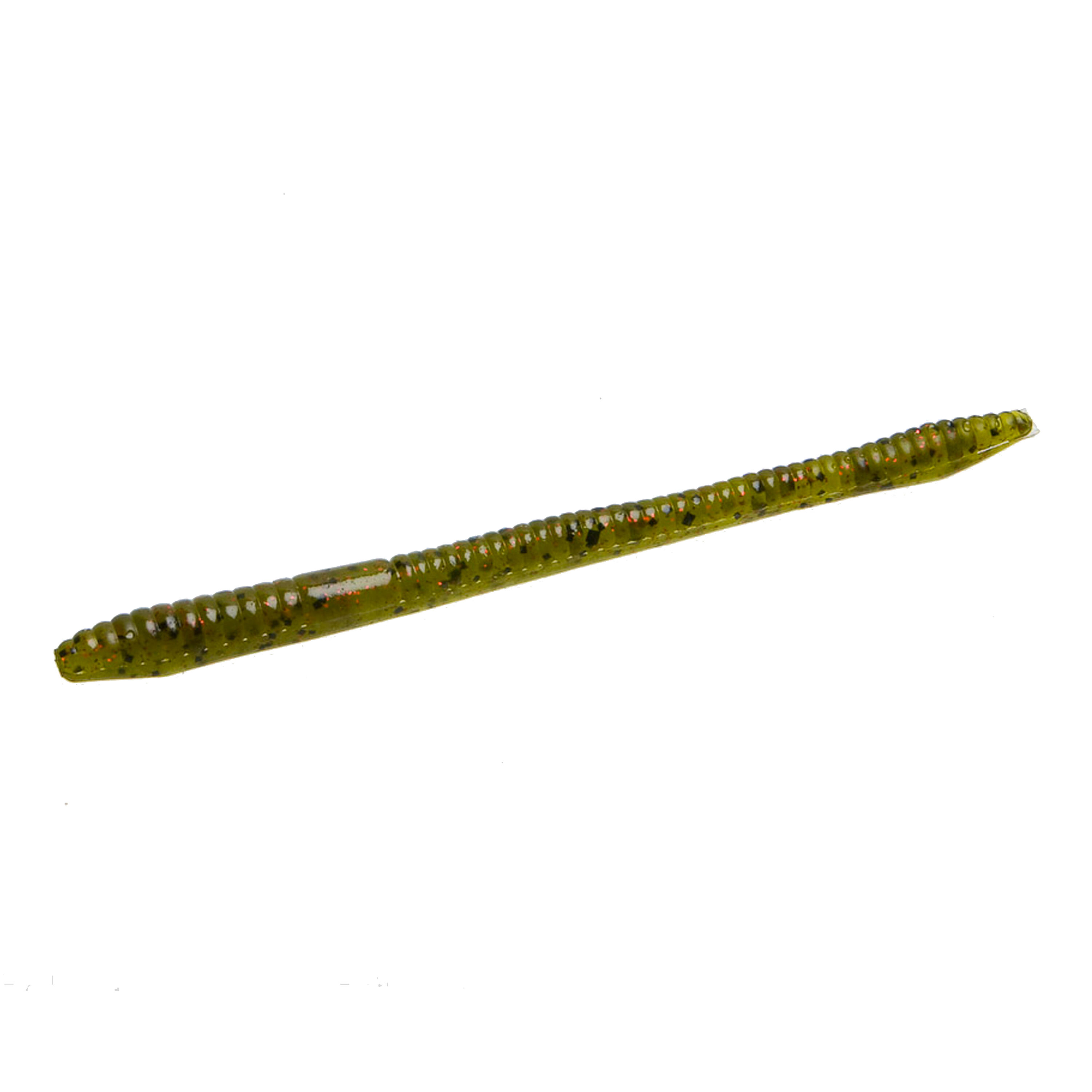 ZOOM FINESSE WORM WATERMELON & RED BLACK BASS FISHING SOFT LURE