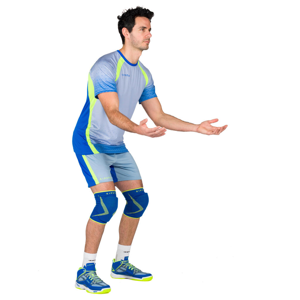 Volleyballtrikot V500 Herren blau/grün