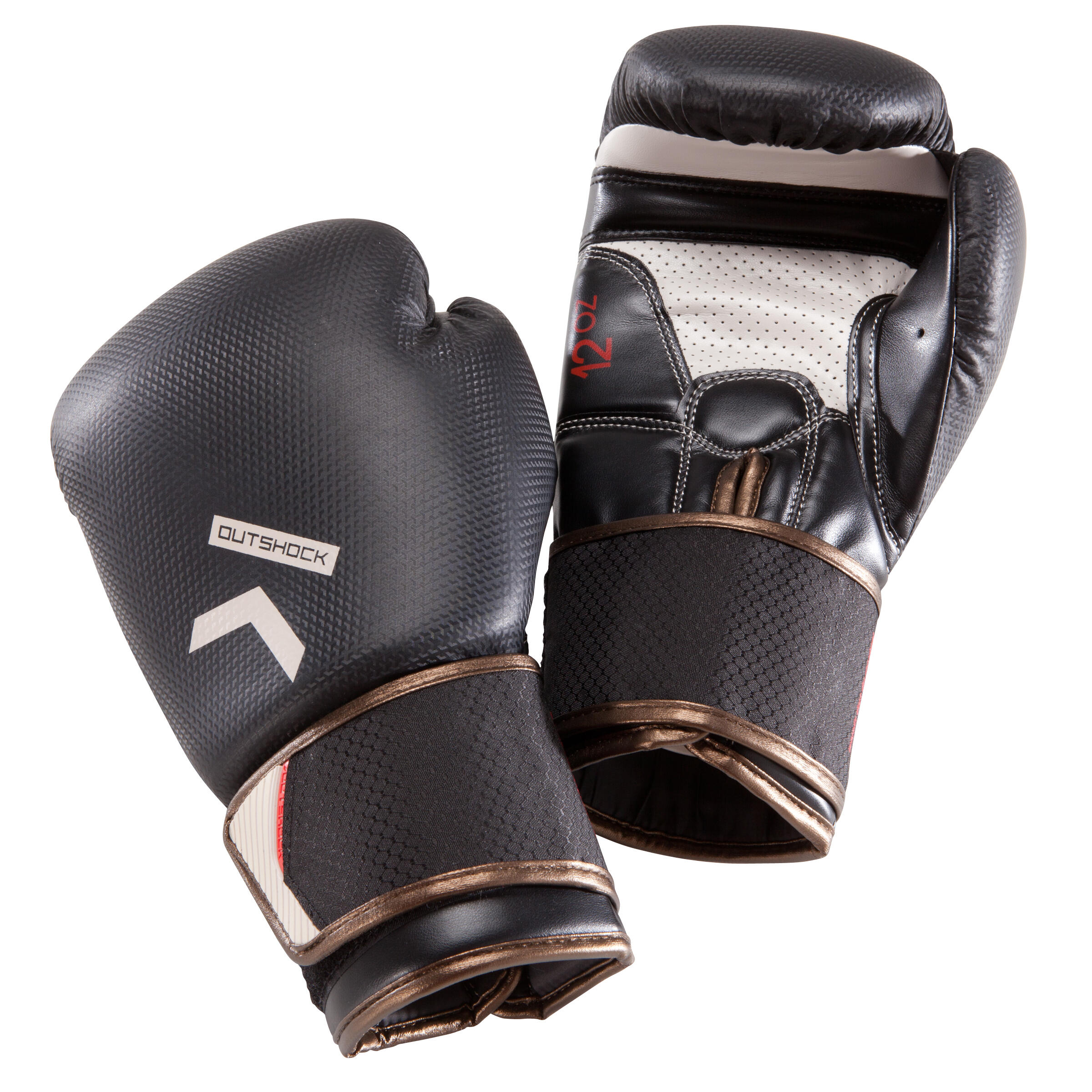 Boxerské rukavice 500 karbón pre 