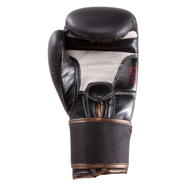 OUTSHOCK 500 Intermediate Boxing Gloves Carbon Decathlon