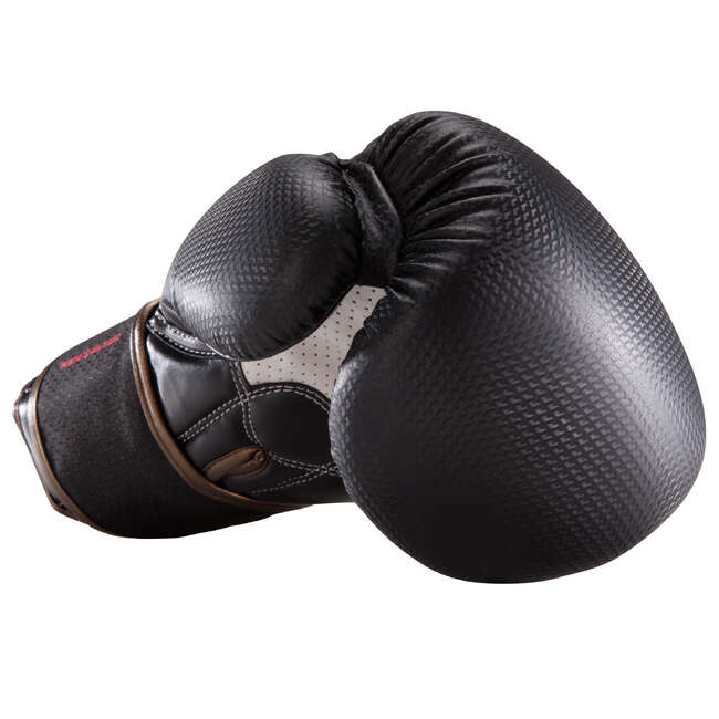OUTSHOCK 500 Intermediate Boxing Gloves Carbon Decathlon
