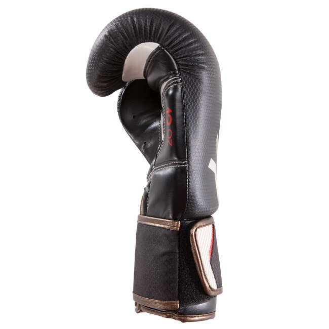 OUTSHOCK 500 Intermediate Boxing Gloves Carbon Decathlon