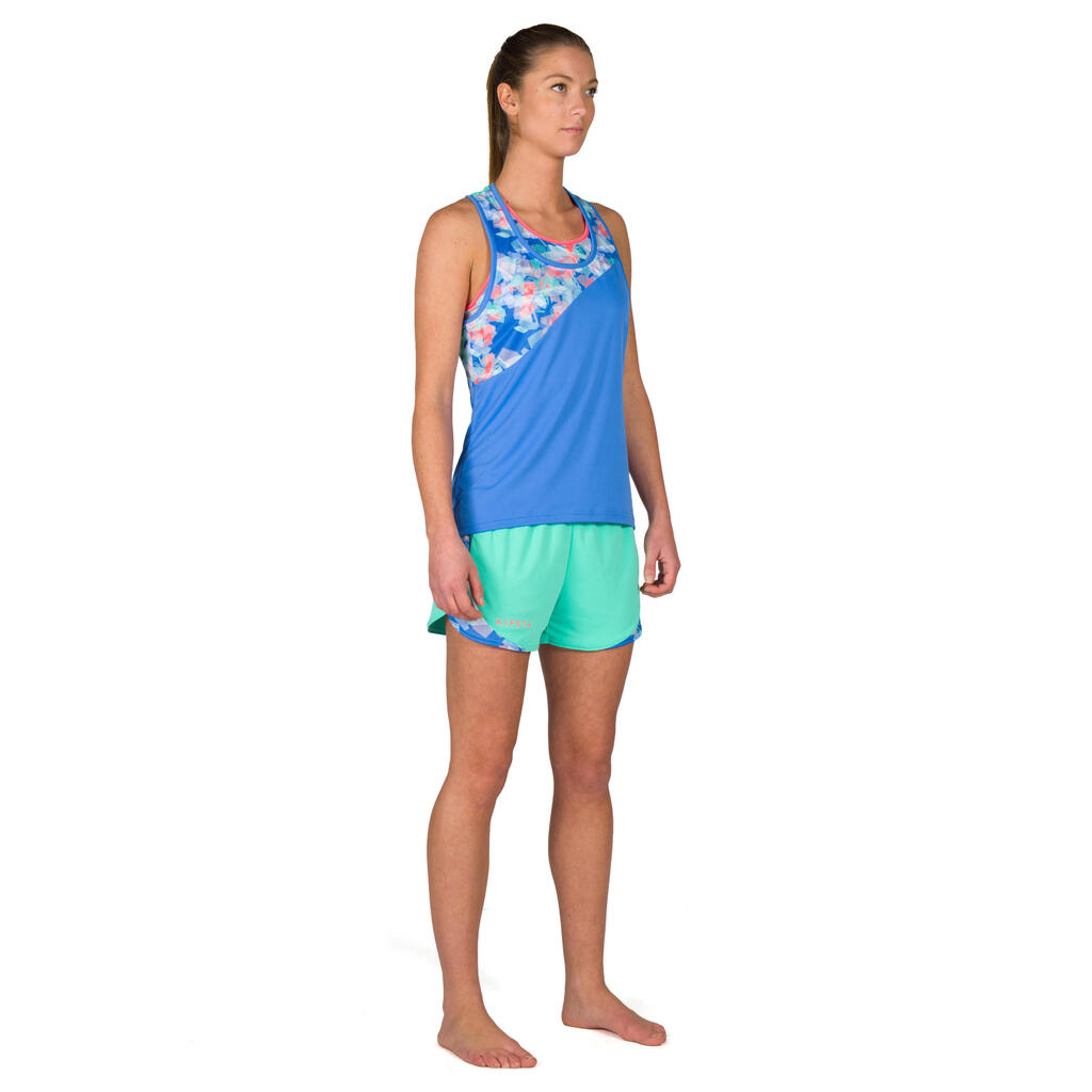 Beachvolleyball-Top BV500 Damen blau