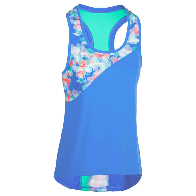 BV 500 Women's Beach Volleyball Tank Top Blue Decathlon