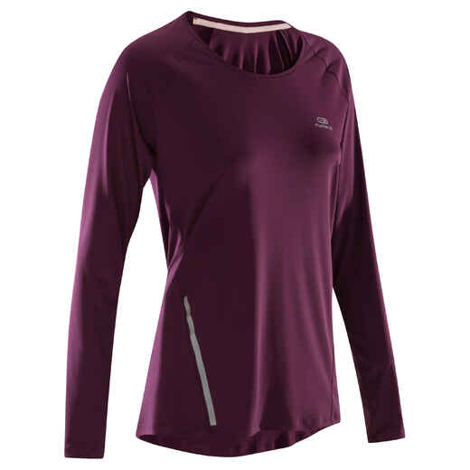 
      TS MANCHES LONGUES JOGGING FEMME RUN SUN PROTECT LONG BORDEAUX
  