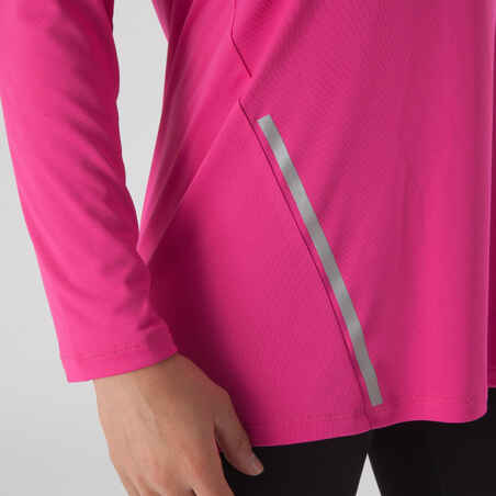 RUN SUN PROTECT LONG LS RUNNING T-SHIRT PINK