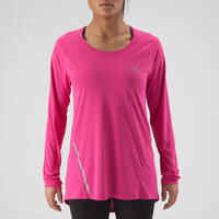 RUN SUN PROTECT LONG LS RUNNING T-SHIRT PINK