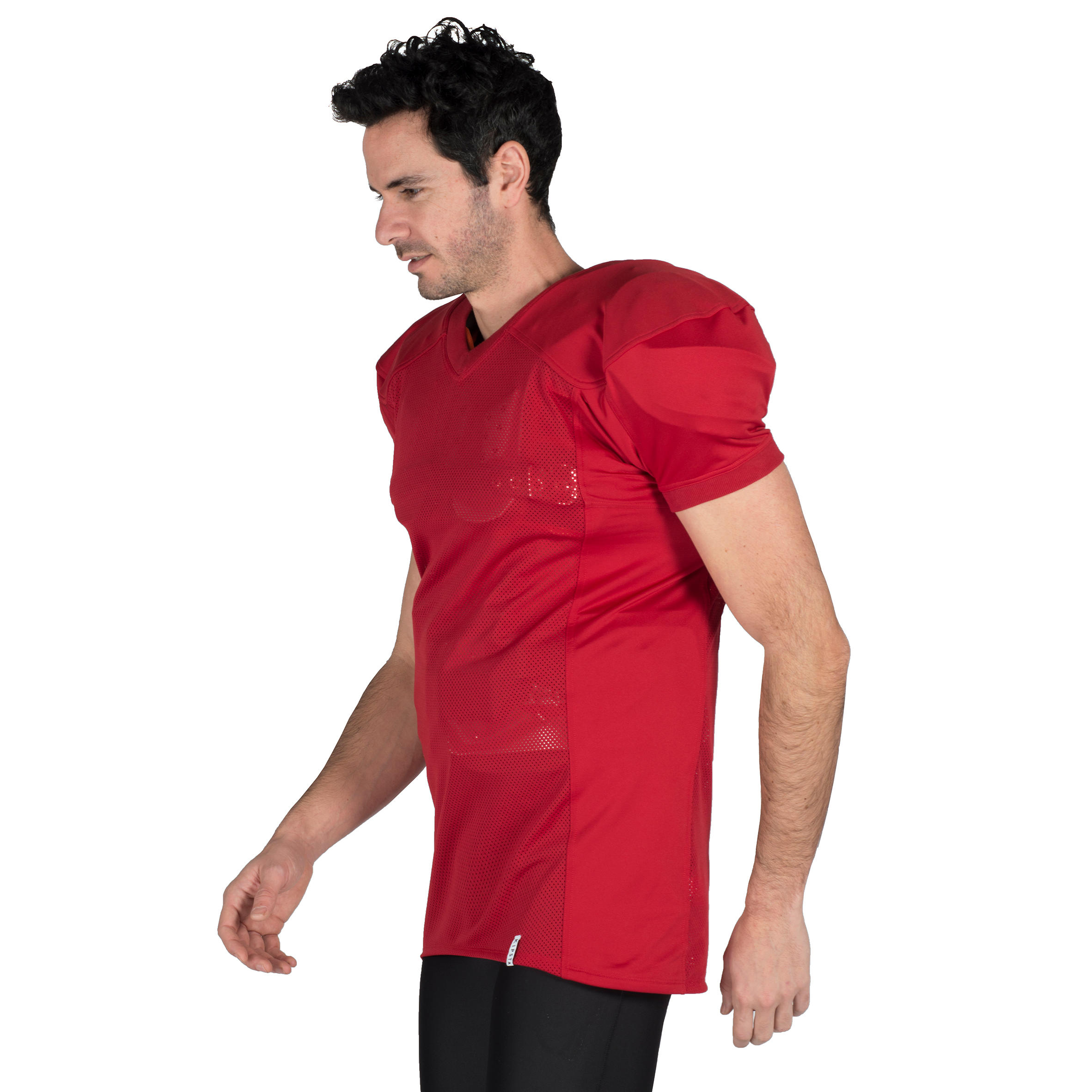 Camiseta de fútbol americano para adultos AF 550 roja