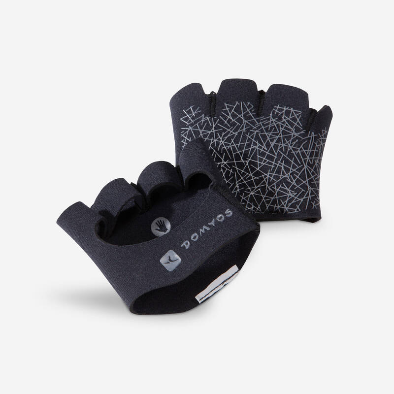 Guantes Gym Deporte Gimnasio Mujer Hombre Crossfit Negro S
