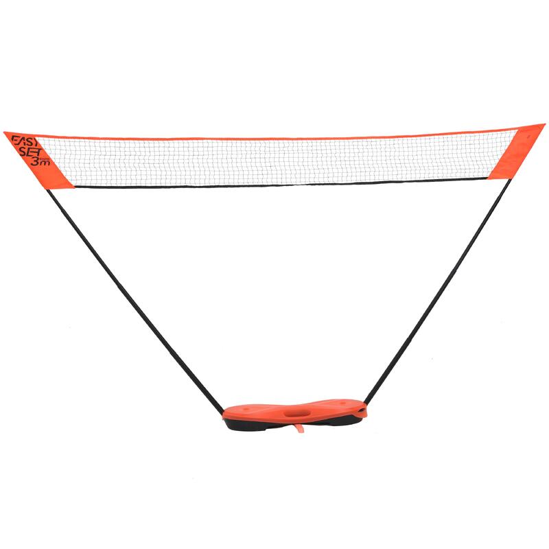 Filet de Badminton EASY SET 3M - ORANGE