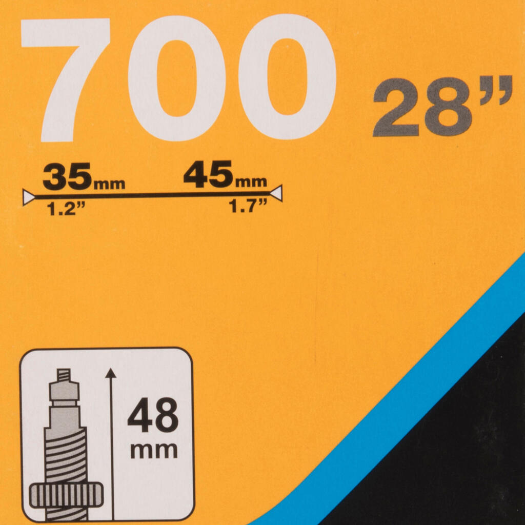 700x35-45 Bike Inner Tube - Presta